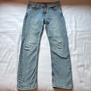Levis 511 Straight Fit Denim Jeans Men's W31xL30 Light Wash Workwear Casual